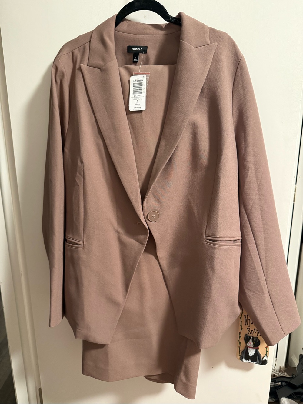 Torrid Deep Taupe Pant Suit - Picture 2 of 7